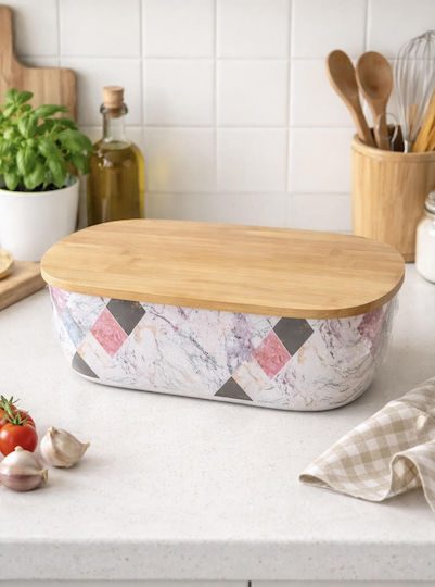 Lalos Хлябохранилище с Капак от Бамбук 36x20.5см