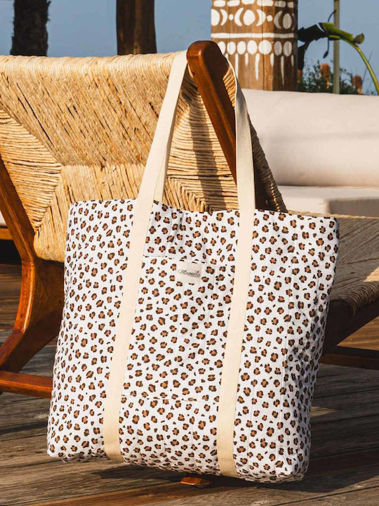 Magnolia Handmade Υφασμάτινη Τσάντα Θαλάσσης Πολύχρωμη