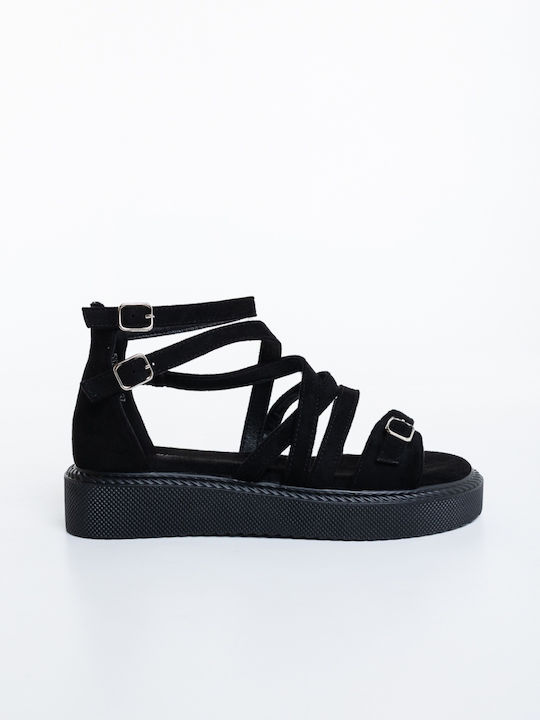 Sandale Casual Damă Negre