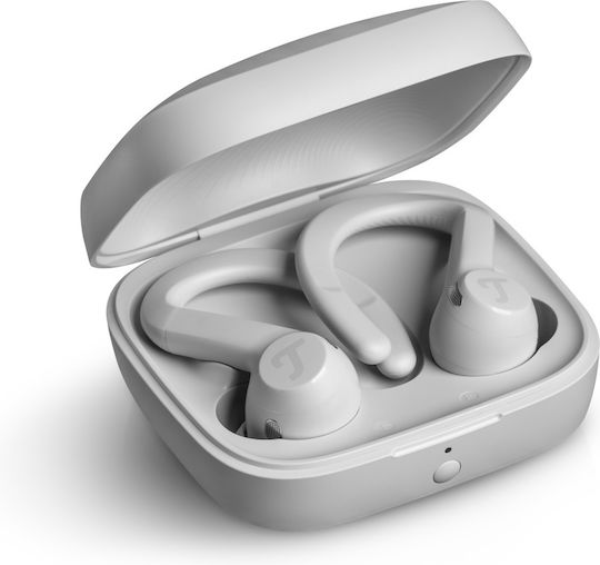 Teufel Airy Sports TWS 2 In-ear Bluetooth Handsfree Headphones with Sweat Resistance and Charging Case Moon Gray