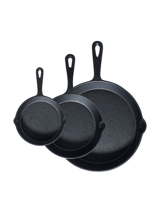 Vilde Cast Iron Pans Set 3 Pieces