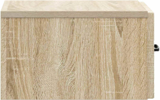 Nachttisch Holz Beige 34.5x33x20cm