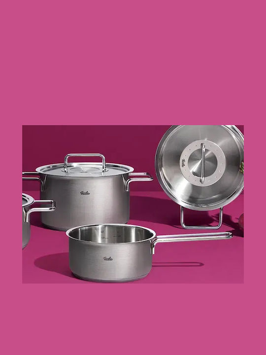 Fissler Pure Collection Töpfe Set aus Rostfreiem Stahl 5 Teile
