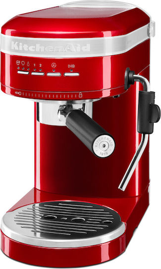 Kitchenaid Μηχανή Espresso Πίεσης 15bar Γκρι 5KES6503BCA