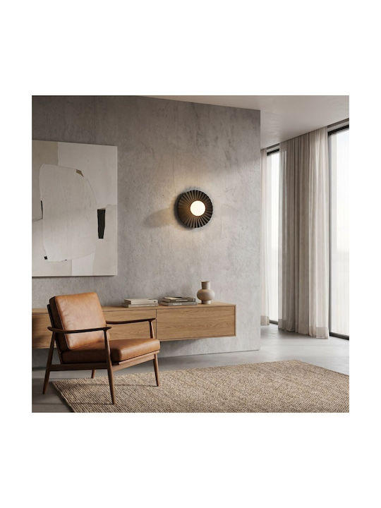 Wall Lamp M Umbra Made In Poland Φ10 Steel & Glass Black 1726/k1m-emibig 1726/k1m