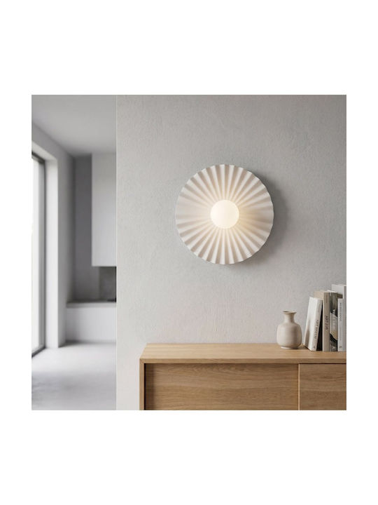 Wall Lamp M Umbra Made In Poland Φ10 Steel & Glass White 1727/k1m-emibig 1727/k1m
