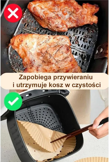 Brunbeste Αντικολλητικά Χαρτιά για Air Fryer 100τμχ