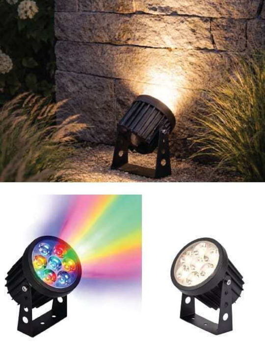 It-lighting Crest Range Integrierte LED 12w RGB CCT Wandmontierte Außenbeleuchtung Schwarz D:8.5 X 12cm It-lighting Crest Range Integrierte LED 12w RGB CCT Wandmontierte Außenbeleuchtung Schwarz D:8.5 X 12cm