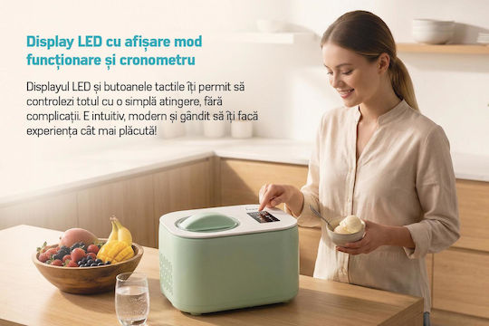 Fram Παγωτομηχανή 1lt Πράσινο