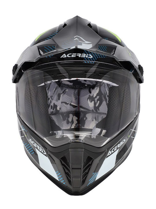 Acerbis Rider Junior Nero/Giallo Fluo Παιδικό Κράνος Μηχανής Motocross ECE 22.06 1250gr