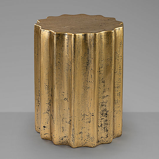 Side Table Metal Gold W46xL46cm