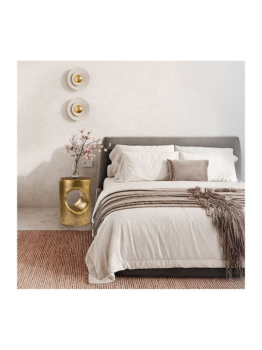 Square Side Table Metal Gold W51.5xL51.5cm