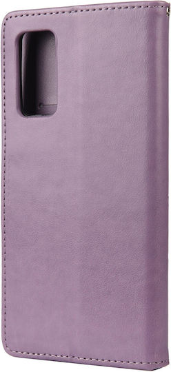 Book Tempered Glass Purple Galaxy A72