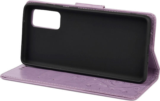 Book Tempered Glass Purple Galaxy A72