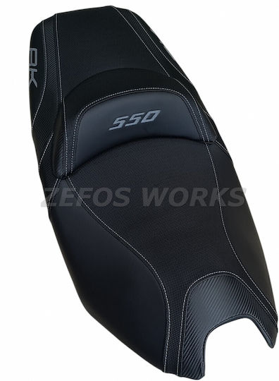 Kymco Ak 550 Anti-Slip Seat Cover 3 Logos
