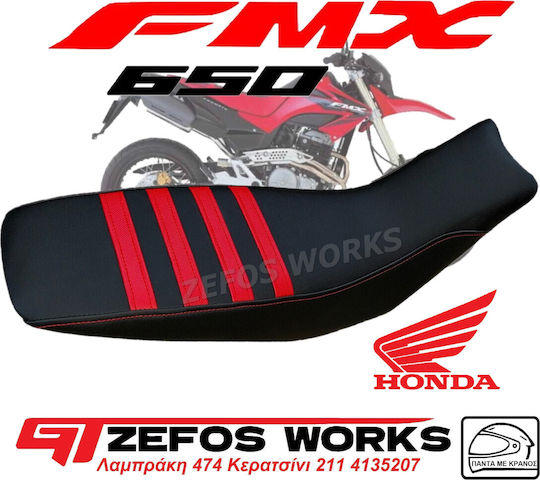 Honda Fmx 650 Anti-Slip Seat Cover Stripes