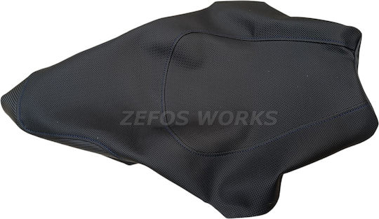 Kawasaki Zzr 1400 Anti-Slip Seat Cover Blue Stitching