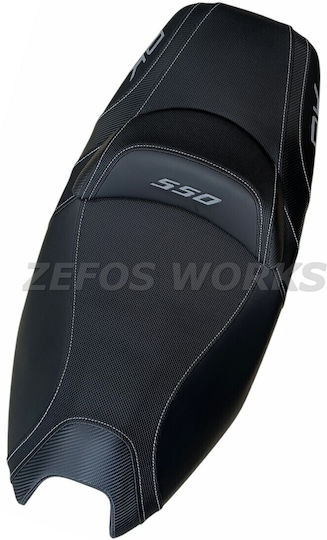 Kymco Ak 550 Anti-Slip Seat Cover 3 Logos