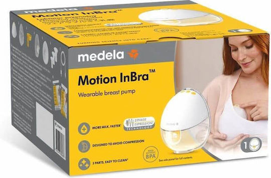 Medela Motion InBra Ηλεκτρικό Μονό Θήλαστρο Μπαταρίας 161771401