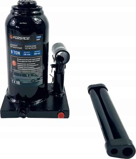 Forsage Hydraulic Bottle Jack with Lifting Height up to 20cm and Load Capacity up to 5 Tons