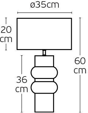 VK Lighting Πλαστικό Πορτατίφ για Ντουί E27 με Λευκό Καπέλο και Μαύρη Βάση