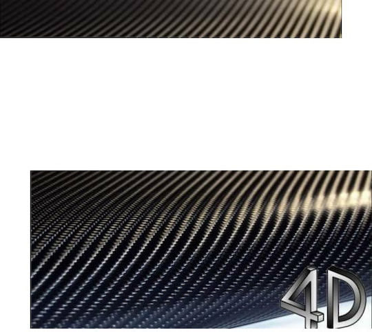 Self-Adhesive Carbon 4d Film 75x200cm Black Car