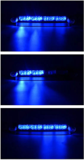 Emergency Car Light LED 12 / 24V Waterproof 36cm with Blue Lighting