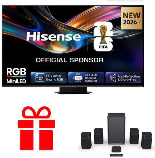 Hisense Smart Τηλεόραση 75" 4K UHD Mini LED UR9S HDR (2025) 75UR9S