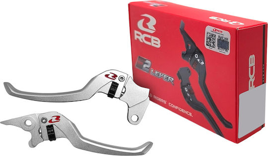 Racing Boy Motorcycle Levers Set for Brake and Clutch Series for Yamaha Crypton Silver