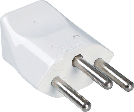 Schuko Plugs Bachmann Grounded Schweiz Ch 10A 250V White