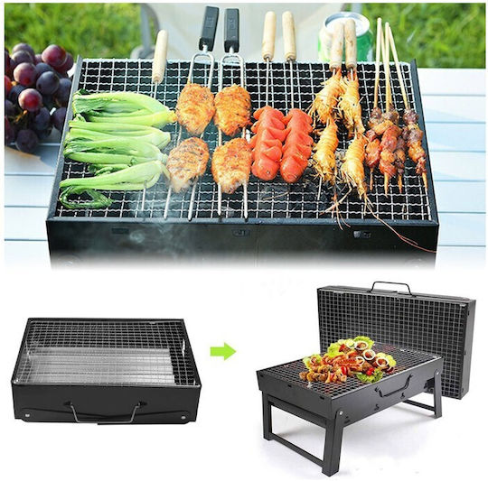Tragbare Mini-Holzkohlegrill Koffer