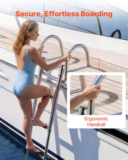 Vevor Boat Ladder with 4 Steps