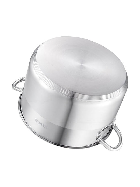 Vevor Βαθιά Ανοξείδωτη Κατσαρόλα Ατμού 7.6lt / 9.45cm