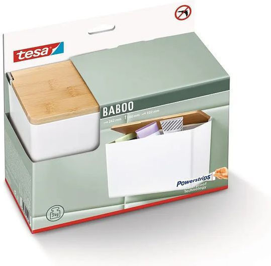 Tesa Bamboo Organizer Beige 4063565154188