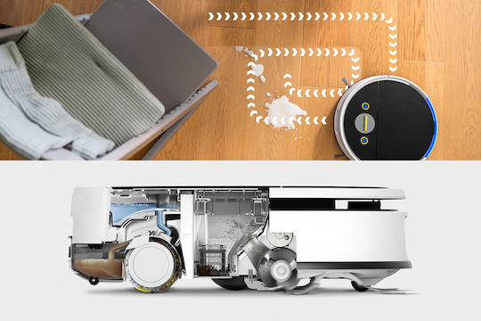 Karcher RVF 7 Roboter-Staubsauger mit Laser-Kartierung und Saugkraft 13000Pa Weiß