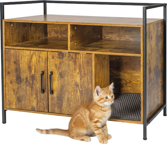 Relaxdays Katzenklos Braune M74 x P45cm