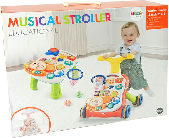 Premergător Interactiv 2-în-1 Masă Premergător Roz