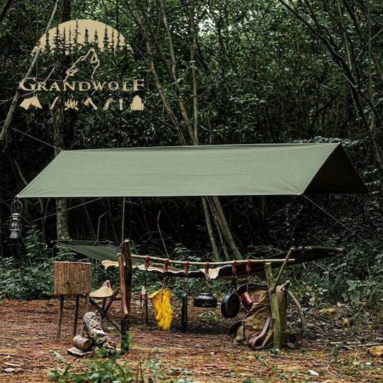 Grandwolf Водоустойчив Покривка 810гр/м² Тежък Товар Зелен