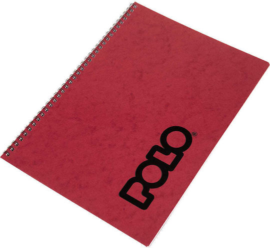Polo Σπιράλ Τετράδιο Ριγέ Β5 40 Φύλλων 3 Θεμάτων Note