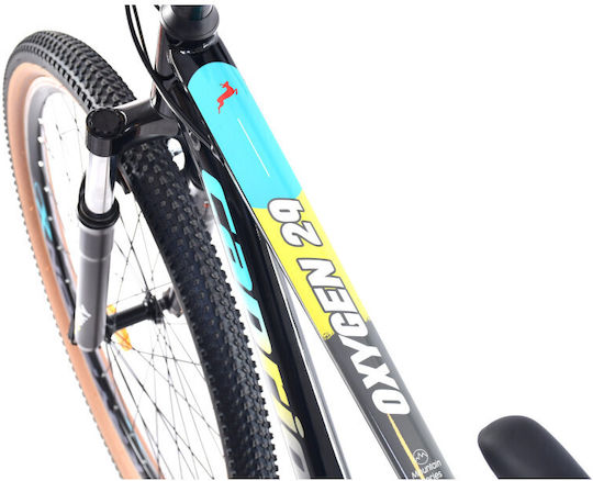 Capriolo 29" 2026 Black Mountain Bike with 21 Speeds