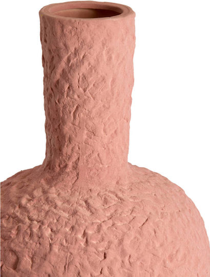 Light & Living Pink Ceramic Vase H40cm
