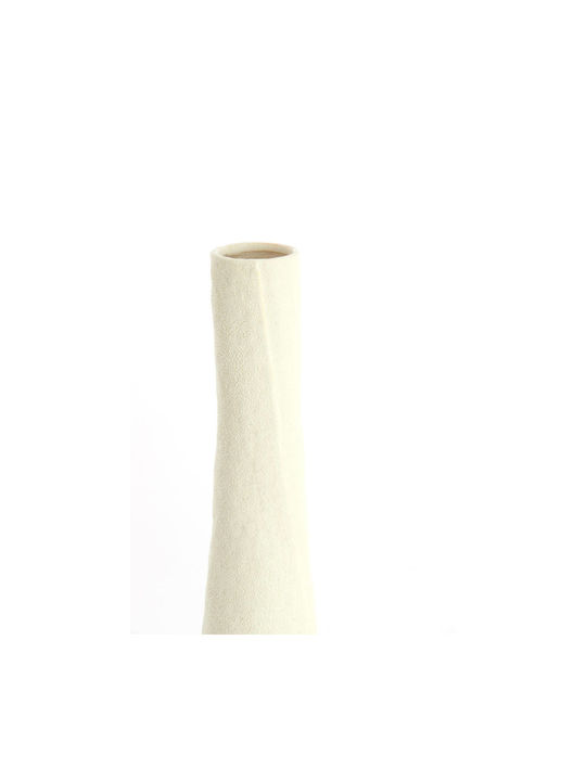 Light & Living Decorative Ceramic White Vase H45cm