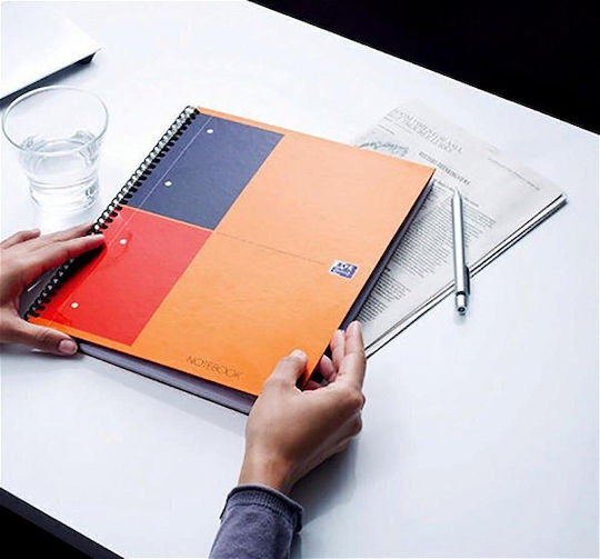 Oxford Set of 5 A4 Notebooks 80 Sheets Ruled White