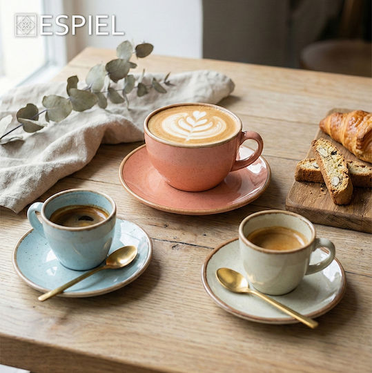 Espiel Essentials Σετ Φλιτζάνια Καφέ 6τμχ
