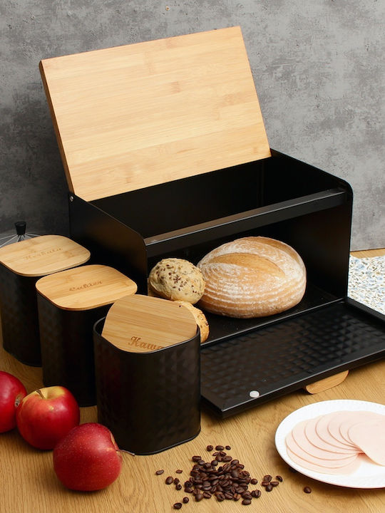 Brunbeste Ψωμιέρα με Καπάκι Inox Γκρι Brunbeste Ψωμιέρα με Καπάκι Inox Γκρι