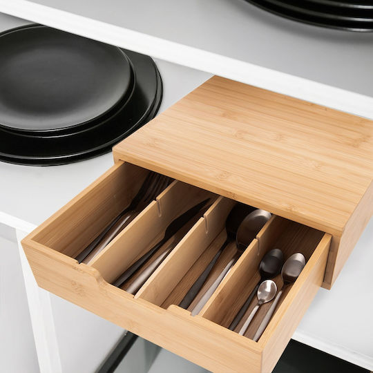 Bamboo Coffee Capsule Organizer