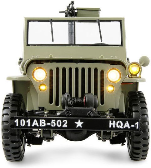 Amewi Scară Mașină Teleghidată Crawler 4WD Verde