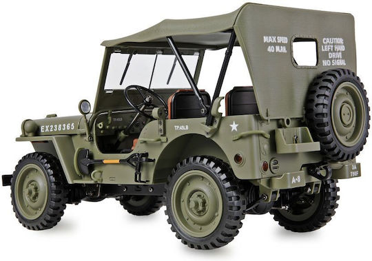 Amewi Scară Mașină Teleghidată Crawler 4WD Verde