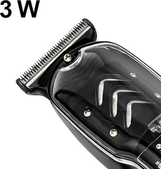 Avizar Usb-c Rechargeable Hair Clipper Digital Screen Black