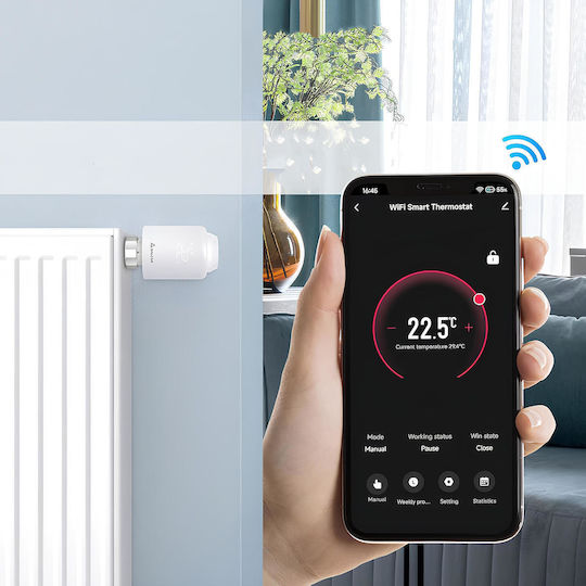 Електронна Термостатична Глава с Wi-Fi за Радиатор Тяло 3 Броя